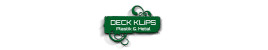 Plastik Deck Klips