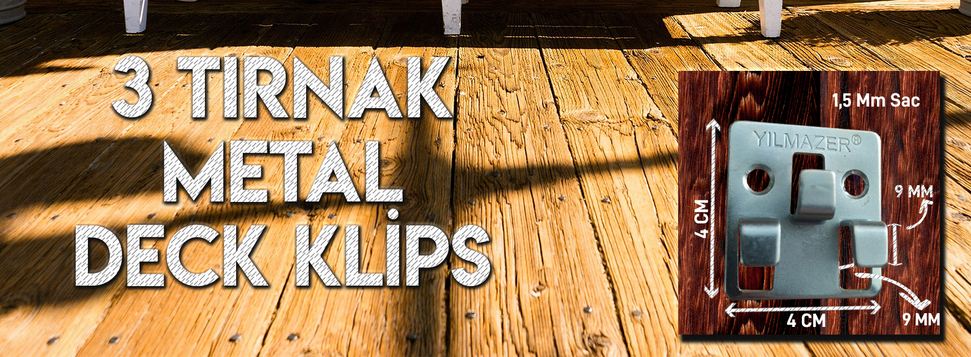 Metal Deck Klips